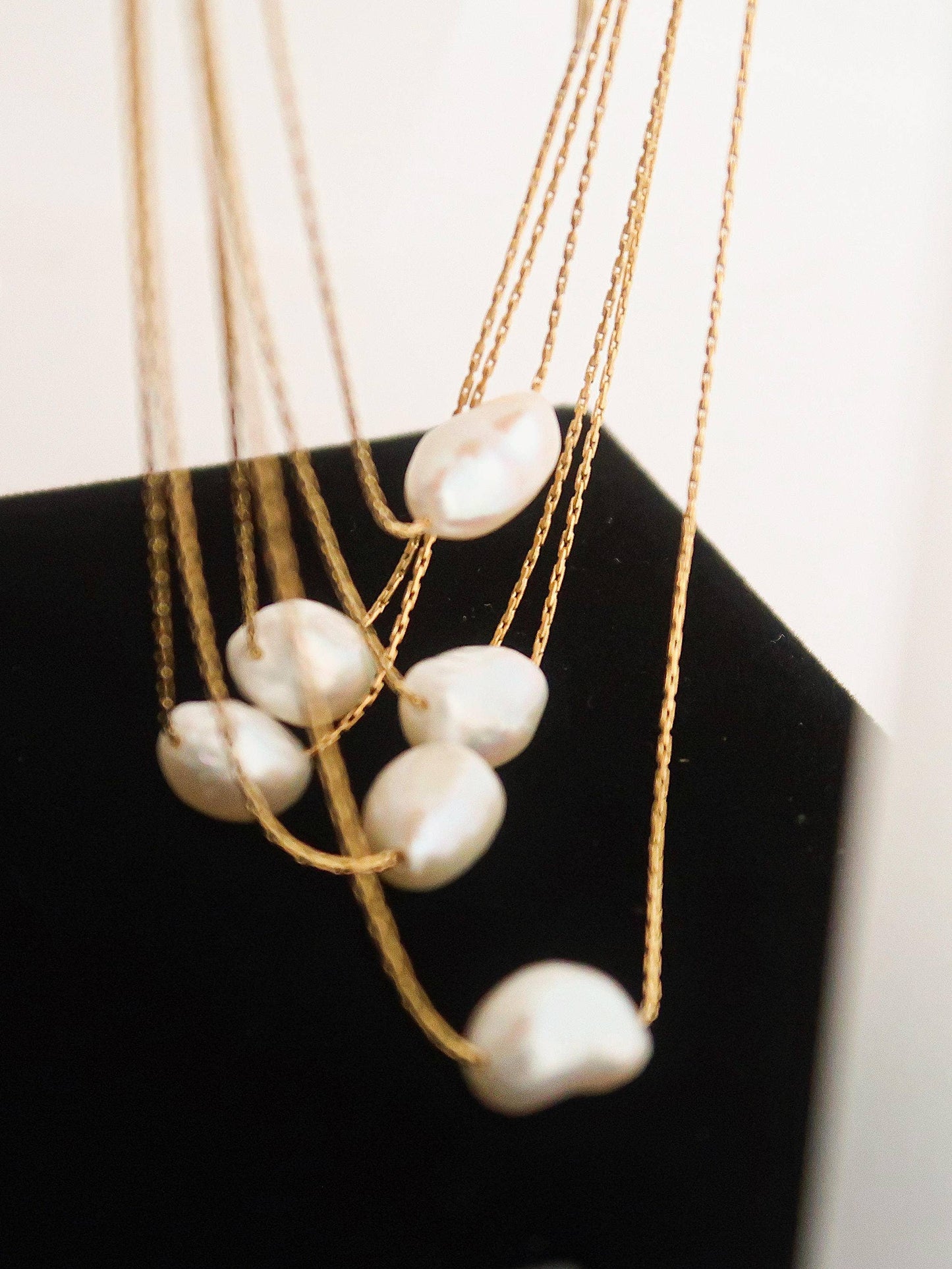 Kinney Non-Tarnish Natural Pearl Necklace