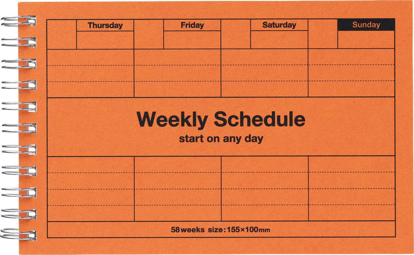 Weekly Schedule